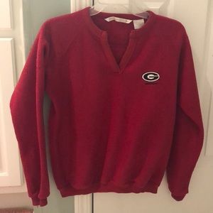 Juniors UGA Fleece Top